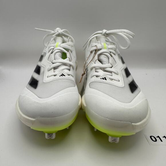 Adidas Adizero Instinct+ Softball Cleats Wms 7.5 White/Neon - Picture 2 of 8